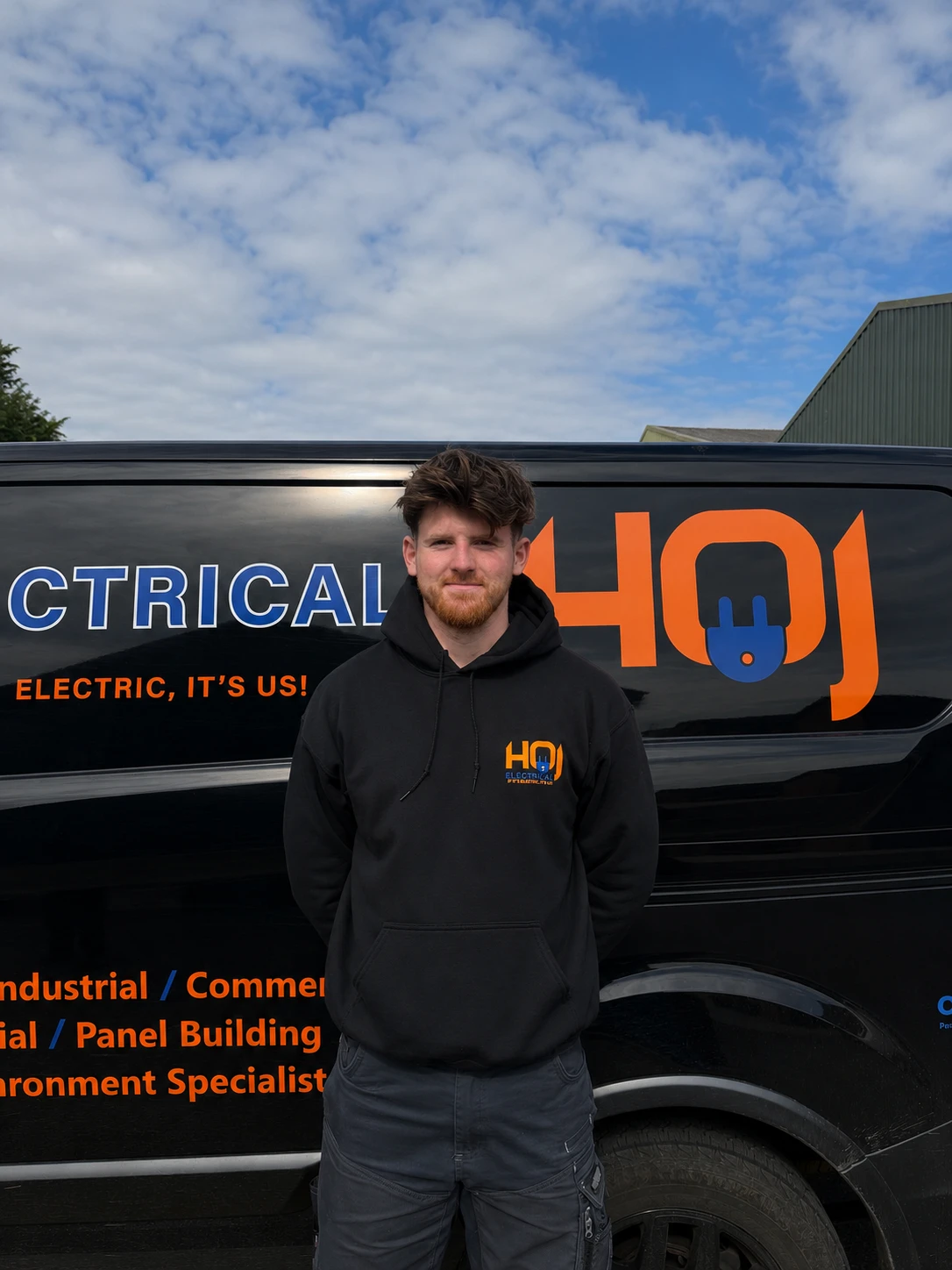 Harry Davies, Electrician at HOJ Electrical Ltd