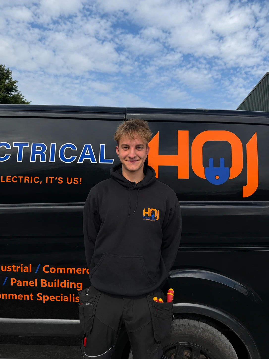 Joe Peters, Electrician at HOJ Electrical Ltd